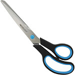 WESTCOTT Ciseaux Easy Grip, longueur: 247 mm, bleu/noir WESTCOTT Ciseaux Easy Grip, longueur: 247 mm, bleu/noir