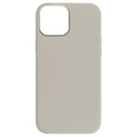 Moxie Coque pour iPhone 15 Plus Semi-rigide Intérieur Microfibre Gris Clair