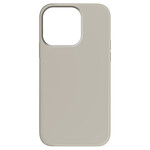 Moxie Coque pour iPhone 15 Pro Semi-rigide Intérieur Microfibre Gris Clair