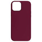 Moxie Coque pour iPhone 15 Plus Semi-rigide Intérieur Microfibre Carmin