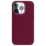 Moxie Coque pour iPhone 15 Pro Max Semi-rigide Intérieur Microfibre Carmin