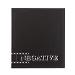HAMA Classeur 'Negative' avec mécanisme combiné à 4 anneaux, larg. 39mm, noir