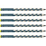 STABILO Crayon Ergonomique D'apprentissage EASYgraph Gaucher Mine 3,15 mm HB x 6