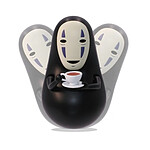 Le Voyage de Chihiro - Figurine culbuto No Face's coffe time 6 cm