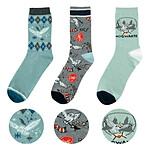 Harry Potter - Pack 3 paires de chaussettes Hedwig Harry Potter - Pack 3 paires de chaussettes Hedwig