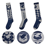 Harry Potter - Pack 3 paires de chaussettes Serdaigle Harry Potter - Pack 3 paires de chaussettes Serdaigle