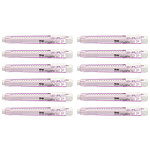 PENTEL Stylo gomme CLIC ERASER, Corps violet pastel x 12