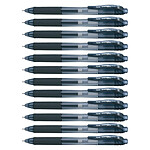 PENTEL Liquid stylo roller à encre gel EnerGel-X BLN105, 0,25 mm, noir x 12 PENTEL Liquid stylo roller à encre gel EnerGel-X BLN105, 0,25 mm, noir x 12