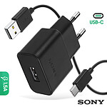 Chargeur secteur Sony UCH20 1.5A Noir Smartphone - Câble USB type C inclus