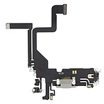 Clappio Connecteur de Charge pour iPhone 14 Pro, Port Lightning + Microphone