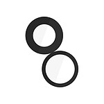 Clappio Lentille Caméra Arrière pour iPhone 12 et 12 Mini, 100% Compatible