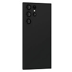 Clappio Vitre Arrière pour Samsung Galaxy S22 Ultra avec Lentille Caméra Noir