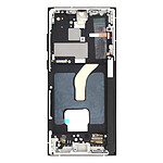 Clappio Bloc Complet pour Samsung Galaxy S22 Ultra Écran OLED et Vitre Tactile