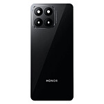 Clappio Vitre Arrière de Remplacement pour Honor 70 Lite avec Lentille Caméra Noir