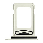 Clappio Tiroir Carte SIM pour iPhone 13 Lumière Stellaire