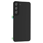 Clappio Vitre Arrière pour Samsung Galaxy S22 avec Lentille Caméra Noir
