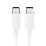 samsung Câble USB-C vers USB-C Charge rapide 3A 1,8m D'origine Samsung EP-DW767JWE blanc
