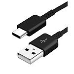 samsung Câble USB vers USB type C Original Samsung EP-DW700CWE Noir charge et synchro