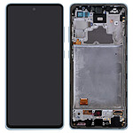 Samsung Bloc Complet pour Samsung Galaxy A72 Écran LCD Vitre Tactile Bleu