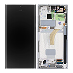 Samsung Bloc Complet pour Samsung Galaxy S22 Ultra Écran LCD Vitre Tactile Blanc