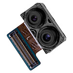 Samsung Caméra avant avec nappe de connexion pour Samsung Galaxy A8 (2018) Noir