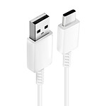 samsung Câble USB vers USB-C Charge rapide 1 mètre D'origine Samsung EP-DG970BWE blanc