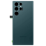 Samsung Cache Batterie Originale pour Samsung Galaxy S22 Ultra avec lentille caméra vert