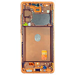 Samsung Bloc Complet pour Samsung Galaxy S20 FE 4G Écran LCD Vitre Tactile Orange