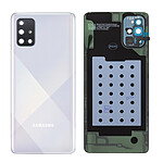 Samsung Cache Batterie D'origine pour Galaxy A71 Argent Prisme Crush