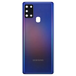 Samsung Cache Batterie original pour Galaxy A21s Façade Arrière de remplacement Bleu