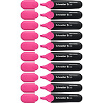 SCHNEIDER Surligneur Job rose x 10