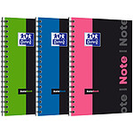 OXFORD Cahier NoteBook B5 160P 90g Grands Carreaux coloris Aléatoire