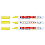 EDDING Marqueur Craie Liquide 4085 Jaune fluo Pointe Ronde 1-2 mm x 3