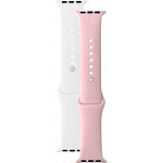 BigBen Connected Pack de 2 Bracelets pour Apple Watch 38-40-41mm Rose