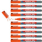 EDDING Marqueur pour Tableaux blancs 361 Orange 1 mm x 10 EDDING Marqueur pour Tableaux blancs 361 Orange 1 mm x 10