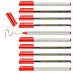EDDING Feutre Fin 88 Office Liner Rouge 0,6 mm x 10