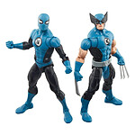 Fantastic Four Marvel Legends - Pack 2 figurine Wolverine & Spider-Man 15 cm