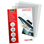 FELLOWES Pochette à plastifier 75 x 105 mm 250 microns (2x125) Pack de 100