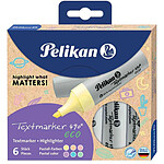 PELIKAN Surligneur 490 eco, étui de 6, couleurs pastel PELIKAN Surligneur 490 eco, étui de 6, couleurs pastel