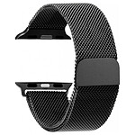 Devia Bracelet pour Apple Watch 38/40/41mm Maille Milanaise Noir