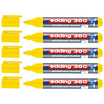 EDDING Marqueur pour Tableaux blancs 360 Jaune Pointe Ronde 1,5-3 mm x 5 EDDING Marqueur pour Tableaux blancs 360 Jaune Pointe Ronde 1,5-3 mm x 5