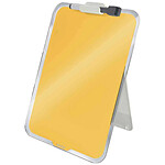 LEITZ Chevalet de bureau en verre Cosy, jaune