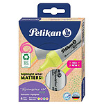 PELIKAN Surligneur 490 eco, étui de 4, couleurs fluo PELIKAN Surligneur 490 eco, étui de 4, couleurs fluo