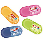TESA Mini Roller Correction ecoLogo® 6m x 5mm Coloris Aléatoire x 16