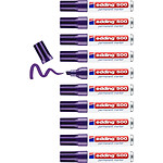 EDDING Marqueur Permanent 500 Corps Alu Violet Pointe Biseautée 2-7 mm x 10 EDDING Marqueur Permanent 500 Corps Alu Violet Pointe Biseautée 2-7 mm x 10