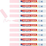 EDDING Marqueur Craie Liquide 4085 Rose Pastel Pointe Ronde 1-2 mm x 10