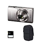 CANON Compact Ixus 285 HS Silver+ Sac et Carte SD 4 Go