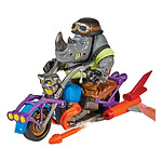 Les Tortues Ninja - Figurine Chopper avec Rocksteady