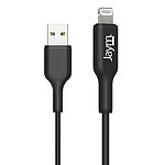 Jaym Câble de Charge et Synchronisation de donnée USB vers Lightning MFI 2,4A 1M Noir