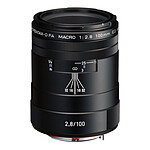 PENTAX Objectif HD DFA 100mm Macro f/2.8 ED AW Noir